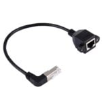 Cable de Extensión LAN RJ45 Macho Doblado hacia Arriba a RJ45 Hembra 30cm