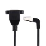 Cable de Extensión LAN RJ45 Macho Doblado hacia Arriba a RJ45 Hembra 30cm - Imagen 3