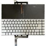 Teclado Portátil MSI GS65 GS65VR MS-16Q2 Stealth 8SE 8SF 8SG Thin 8RE 8RF con Retroiluminación (Plata)