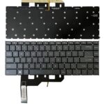 Teclado Portátil MSI Ge66 Raider Ms-1541 Gp66 Ms-1542 / 1543 Gs66 Ms-16V1 Ms-16V2 10SD 10Se con Retroiluminación (Gris) Versión USA