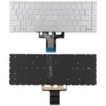Teclado Retroiluminado para HP Pavilion X360 14S-DK / DP / DQ / CR / CF / CE / DF / CK / CD / CM / DR / FR (Plateado)