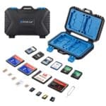 Estuche para Tarjetas de Memoria Puluz 27 en 1 para 4 CF, 8 SD, 9 TF, 1 Card Pin, 1 Standard SIM, 2 Micro-SIM y 2 Nano-SIM