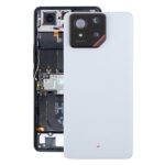 Tapa Batería Vidrio para Asus Rog Phone 9 5G con Lente Cámara (Blanco mate)