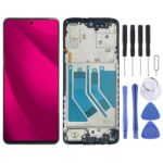 Pantalla Completa para T-Mobile Revvl 7 Pro con Marco (Negro)
