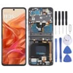 Pantalla Completa Original con Marco para Motorola Razr 50 (Naranja)