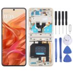 Pantalla Completa Original con Marco para Motorola Razr 2024 (Naranja)