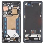 Marco Central para ZTE Nubia Red Magic 10S Pro NX789J con Sensor Huellas y Cable Flex (Negro)