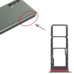 Bandeja Tarjeta SIM y Micro SD para Motorola Moto E40 (Gris) - Imagen 4