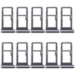 Bandeja Tarjeta SIM y Micro SD para Motorola Moto G60 (Negra) (10 Unidades)