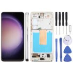 Pantalla Completa TFT con Marco para Samsung Galaxy S23 SM-S911B (Plateado)