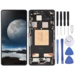 Pantalla Completa Original con Marco para ZTE Axon 60 Ultra (Negro)