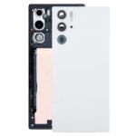 Tapa Trasera Carcasa de Cristal Original con Lente de Cámara para ZTE Nubia Red Magic 9 Pro NX769J (Blanca)