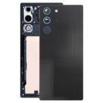 Tapa Trasera Carcasa de Cristal Original con Lente de Cámara para ZTE Nubia Red Magic 10S Pro NX789J (Negro)