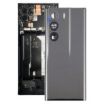 Carcasa Trasera Cerámica para ZTE Axon 40 Ultra Space Edition A2023P Tapa Lente Cámara (Negro brillante)
