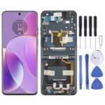 Pantalla Completa con Marco para Motorola Razr 40 XT2323-2 (Plateado)