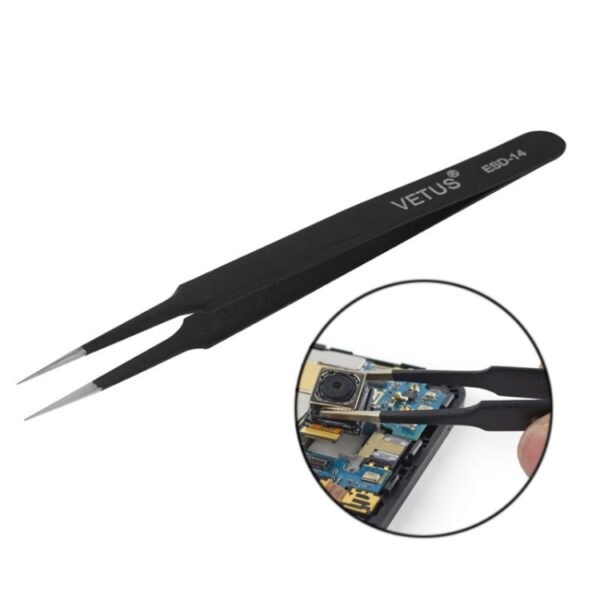 Pinzas Antiestáticas ESD-14 Herramienta Electrónica Antiestática