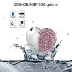 Disco Flash USB 16 Gb con Joyas de Diamantes en Forma de Corazón para Regalos del Día de San Valentín - Imagen 4