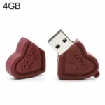 Disco Flash USB 4Gb Estilo Corazones Dobles
