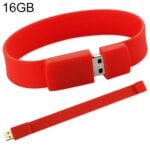 Pulsera de Silicona USB 2.0 Disco Flash 16Gb (Rojo)