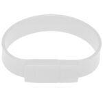 Pulsera de Silicona USB 2.0 2Gb Disco Flash (Blanco) - Imagen 2