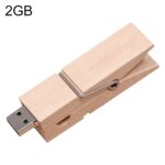 Disco Flash USB Estilo Clip de Madera 2 Gb