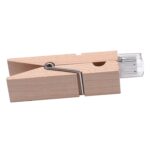 Disco Flash USB Estilo Clip de Madera 2 Gb - Imagen 3