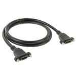 Cable Adaptador HDMI 19 Pines Hembra a HDMI 19 Pines Hembra 1 Metro Alta Velocidad