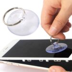 Ventosa con Llavero de Metal Herramienta de Reparación Apertura y Extracción de Pantalla LCD de Phone Celular