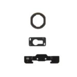 Almohadilla Plástico con Botón Inicio Original para Apple iPad Air (Negro)