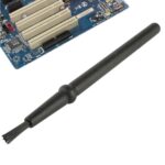 Cepillo de Limpieza Antiestático Componentes Electrónicos con Mango Redondo 14 cm (Negro)