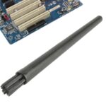 Cepillo de Limpieza Antiestático con Mango Redondo y 7 Haces Componentes Electrónicos (Negro) 12,2 cm