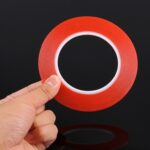 Cinta adhesiva de doble cara 3 mm para Apple iPhone / para Samsung / HTC (Rojo) 25 m - Imagen 4
