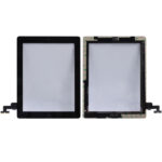 Panel Táctil con Botón Controlador y Tecla de Inicio para Apple iPad 2 A1395 A1396 A1397 (Negro)