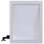 Panel Táctil para Apple iPad 2 (Modelos A1395, A1396, A1397) Botón Controlador, Botón Inicio, Cable Flex Membrana PCB, Adhesivo (Blanco) - Imagen 2