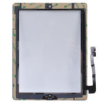 Panel Táctil para Apple iPad 3 Blanco con Botón controlador, Botón tecla de Inicio, Cable Flex de membrana PCB y adhesivo de instalación - Imagen 3