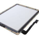 Panel Táctil para Apple iPad 3 Blanco con Botón controlador, Botón tecla de Inicio, Cable Flex de membrana PCB y adhesivo de instalación - Imagen 4