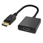 Adaptador HDMI Puerto de Pantalla Macho a Cable Hembra 20 cm