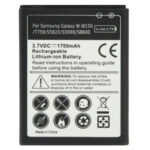 Batería para Samsung Galaxy W (I8150 / T759 / S5820 / S5690 / S8600) 1700mAh - Imagen 2