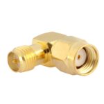 Adaptador Rp-Sma Macho a Rp-Sma Hembra Chapado en Oro