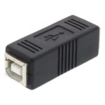 Adaptador USB 2.0 Bf a Bf (Negro)