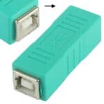 Adaptador USB 2.0 Bf a Bf (Verde) - Imagen 2
