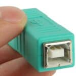 Adaptador USB 2.0 Bf a Bf (Verde) - Imagen 4