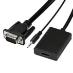 Adaptador Caja Convertidora Video VGA a Full HD 1080P HDMI para HDTV