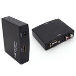 Adaptador VGA a HDMI Full HD 1080P Versión 1.3 Estándar HDMI (Negro)
