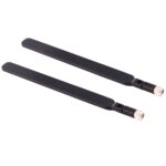 2 Pcs Antena de Enrutador 4G LTE B593 5Dbi SMA Macho (Negro) - Imagen 3