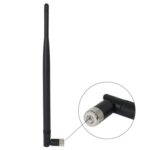 Antena de Red Inalámbrica RP-SMA 7dBi (Negra) - Imagen 2