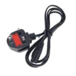 Cable de Alimentación para Portátil Británico Grande 1,2 m con 2 Puntas - Imagen 2