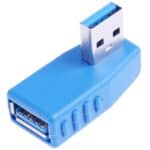 Adaptador de Cable USB 3.0 AM a USB 3.0 AF (Azul)