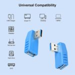 Adaptador de Cable USB 3.0 AM a USB 3.0 AF (Azul) - Imagen 4