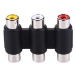Conector de Audio y Video Hembra a Hembra (Negro) - Imagen 2